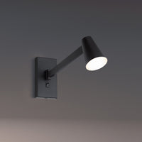Grisham 14in. LED Swing Arm 3000K in Black/Silver