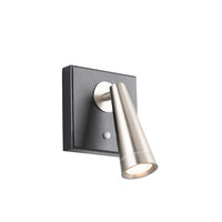 ARNE 7 in. LED Swing Arm 3000K in Black/Brushed Nickel