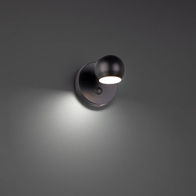 Duplex 5in. LED Bed Task Light 3000K in Black