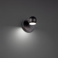 Duplex 5in. LED Bed Task Light 3000K in Black