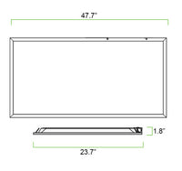 2x4 LED Flat Panel - Watt Selecetable 30W/40W/50W - 6250 Max Lumens - 35K/40K/50K Color Selectable - 120-347V - Dimmable