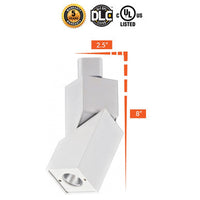 LED Track Lights - H Track Style Mount - 120V - Choose Your Style and Color Temperature