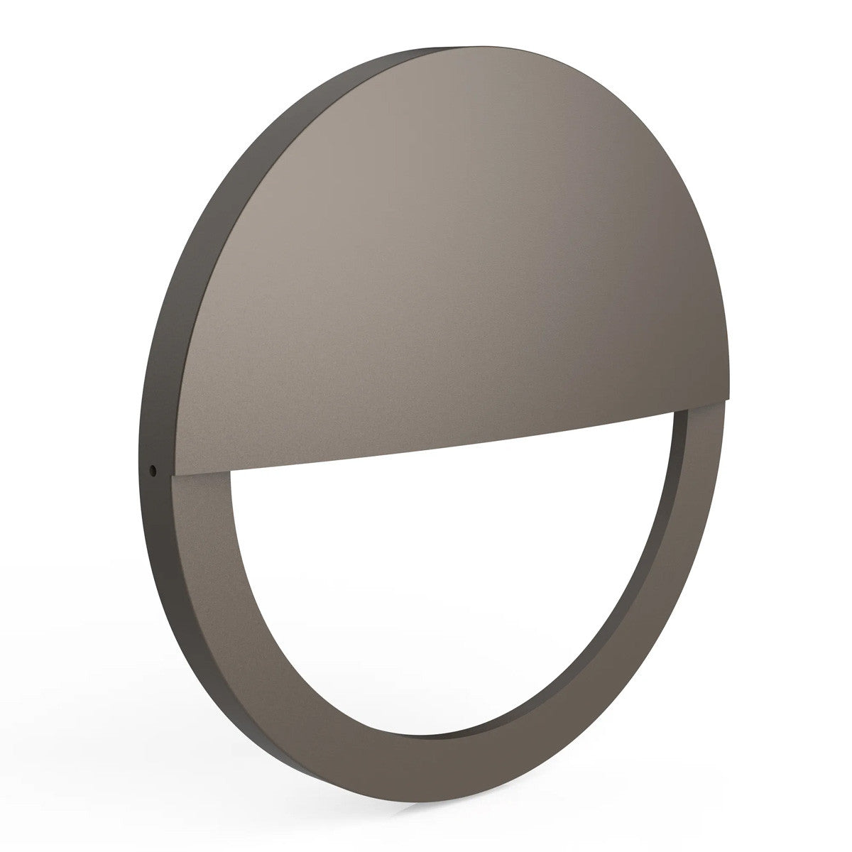 LED Round Bulk Head Light With Eyelid Trim - Wall or Ceiling Mount – Wet Location - Watt Selectable 60W/48W/36W - Color Selectable 30K/40K/50K - 120/277V - Bronze Finish - Integrated Photocell Included