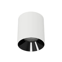 Zoron 5CCT Round Trimless Ceiling Mount Narrow Beam White/Black - C4RL-NCS-WTBK