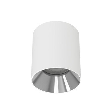 Zoron 5CCT Round Trimless Ceiling Mount Flood Beam White/Chrome - C4RL-FCS-WTCH