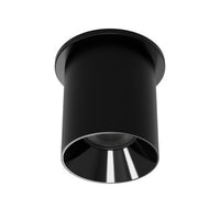 Zoron 5CCT Round Trimmed Ceiling Mount Flood Beam Black/Black - C4RT-FCS-BKBK