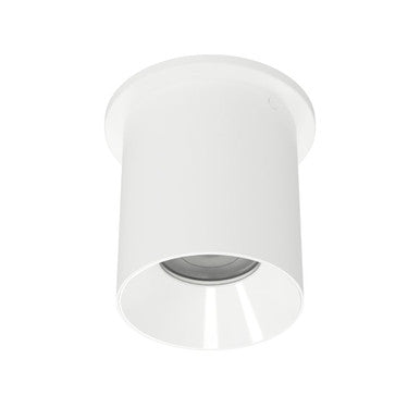 Zoron 5CCT Round Trimmed Ceiling Mount Flood Beam White/White - C4RT-FCS-WTWT
