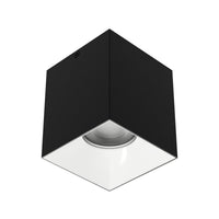 Zoron 5CCT Square Trimless Ceiling Mount Narrow Beam Black/White - C4SL-NCS-BKWT