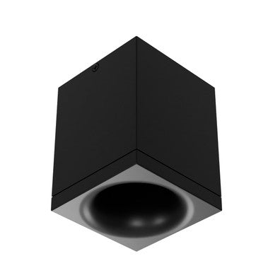 Zoron 5CCT Square Trimless Ceiling Mount Flood Beam Arc Trim Black - C4SL-FCS-PBK