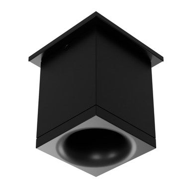Zoron 5CCT Square Trimmed Ceiling Mount Narrow Beam Arc Trim Black - C4ST-NCS-PBK