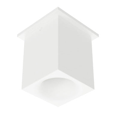 Zoron 5CCT Square Trimmed Ceiling Mount Narrow Beam Arc Trim White - C4ST-NCS-PWT