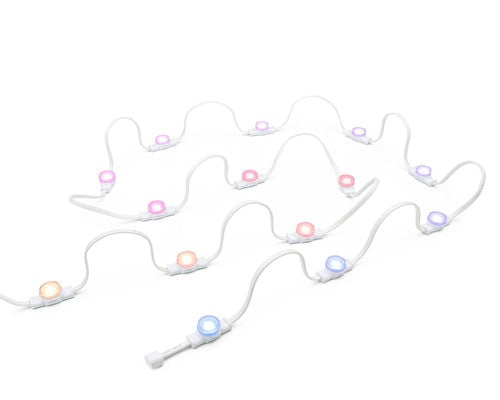 Flex Compact Pro Flat Lens, 50 nodes, White Housing, 4 in Node Spacing