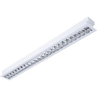 Columbia Lighting BR044-128GT-LS-EP120-PAF 4ft.x4ft. Recessed Brio Stretto Low Glare, One 28W T5H0 Lamp, Integral Cross Tee Ceiling Type, Low Iridescent Specular, Electronic Programmed Start, 120V, Paint After Fabrication