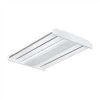 4', 80 CRI, 5000K, 37,145 Lumens, Cable, Pendant, or Surface Mount, Diffuse Polycarbonate Lens, 0-10V Dimming Driver, 120-277V, 242W, 154 LPW, White
