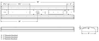 Columbia Lighting CWP4-4040 36.9W 4ft. LED Wrap Light, 4000 LM, 40K, 0-10V Dimming