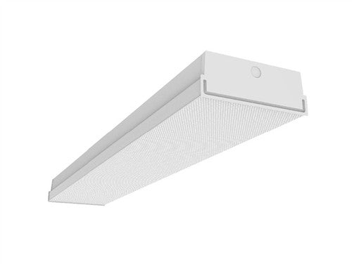 Columbia Lighting CWP4-A-LSCS 4ft. LED Wrap, 4400/4850/5300 Switchable LM, 35K/40K/50K Switchable CCT, 0-10V Dimming