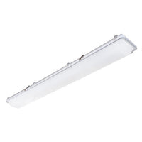 Columbia Lighting HEM8-35ML-RFA-EU-SSL 8ft. LED Hazardous Environment, 35K, Medium Lumen Output, Ribbed Acrylic Shielding, Fixed Output, 120-277V Stainless Steel Tamper Resistance Ready Latches