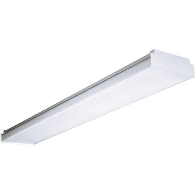 Columbia Lighting LAW4-30MW-EU 31W 4ft. Low Profile LED Wraparound, 30K, Medium Low Watt, 3607 LM, Fixed Output, 120-277V