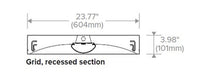 Columbia Lighting LCAT24-LSCS 2ft.x4ft. LED Architectural Troffer, CCT & Lumen Switchable
