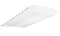 Columbia Lighting LJT24-40MLG-FSA12-EU-C388 45W 2ft.X4ft. LED Troffer with Adv Solid State Technology, 40K, Medium Lumen, Grid Ceiling, White Flush Steel Door, Pattern 12 Acrylic Fixed Output