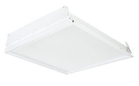 Columbia Lighting LLT22-35HLG-FSA12F-ESDU 36W 2ft.x2ft. LED Lensed Troffer with Advanced Solid State Technology, 35K, 3300 LM, Grid Ceiling, White Flush Steel Door, Pattern 12 Acrylic Lens Shielding, Step Dimming , 120-277V