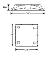 Columbia Lighting LSER22-35MLG-C-EU 36W 2ft.x2ft. Serrano LED Architectural Luminaire, 35K, 3225 LM, Grid Ceiling, Contour Shielding, Fixed Output, 120-277V
