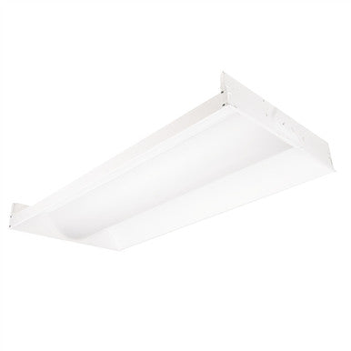 Columbia LTRE24-30HLG-RFA-EU-ELL14 52W 2ft.x4ft. Transition LED Enclosed , 30K, High Lumen, Grid Lay-in, Ribbed Acrylic, Fixed Output, 120V-277V with Battery back up