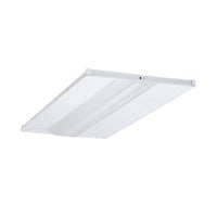 Columbia Lighting LZPT24-35MLG-LSRS-EDU 2ft.x4ft. Zero Plenum LED Troffer, 35K, Medium Lumen, Grid Lay-In Ceiling, Linear Prismatic Lens, Smooth Curve Reflector, 0-10V 120-277V