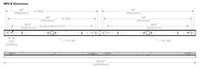 Columbia Lighting MPS8-40MW-C-W-ED-U-ELL14 8ft. Linear LED Light, 80CRI,40K, 7200 LM, Curve, Acrylic Lens, Wide 0-10V 120-277V