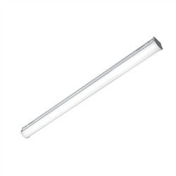 4', 80 CRI, 4000K, 4614 Lumens, Surface Mount, Wall Mount or Suspended, Curved Frosted Acrylic Wide Distribution Lens, 0-10V Dimming Driver, 120-277V, 40W, 115 LPW, White