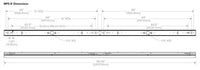 Columbia Lighting MPS8-50ML-CW-EDU 8ft. Linear LED Light, 80CRI, 50K , 9500 LM, Curve Acrylic Lens, Wide Distirbution, 0-10V 120-277V