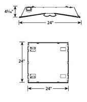Columbia Lighting RLA22-35HLG-EDU 41W 2ft.x2ft. Recessed LED Architectural Luminaire, 35K, High Lumen, Grid Ceiling, 0-10V Diming, 120-277V