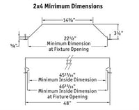 Columbia Lighting SLK24-35ML-EDU 39W 2ft.x4ft. LED Troffer Retrofit Kit, 35K, Medium Lumen, 0-10V Diming, 120-277V