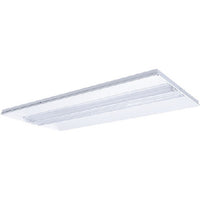 Columbia Lighting ZPT24-254G-LSRR-EPU-F5835 2ft.x4ft. Zero Plenum Troffer, Two 54W T5HO Lamps, Grid Lay-in Ceiling Type, Linear Prismatic Lens with Surface Relief Diffuser Shielding, Ribbed Curve Reflector, Electric T5, 1.00 Ballast Factor, 120V-277V