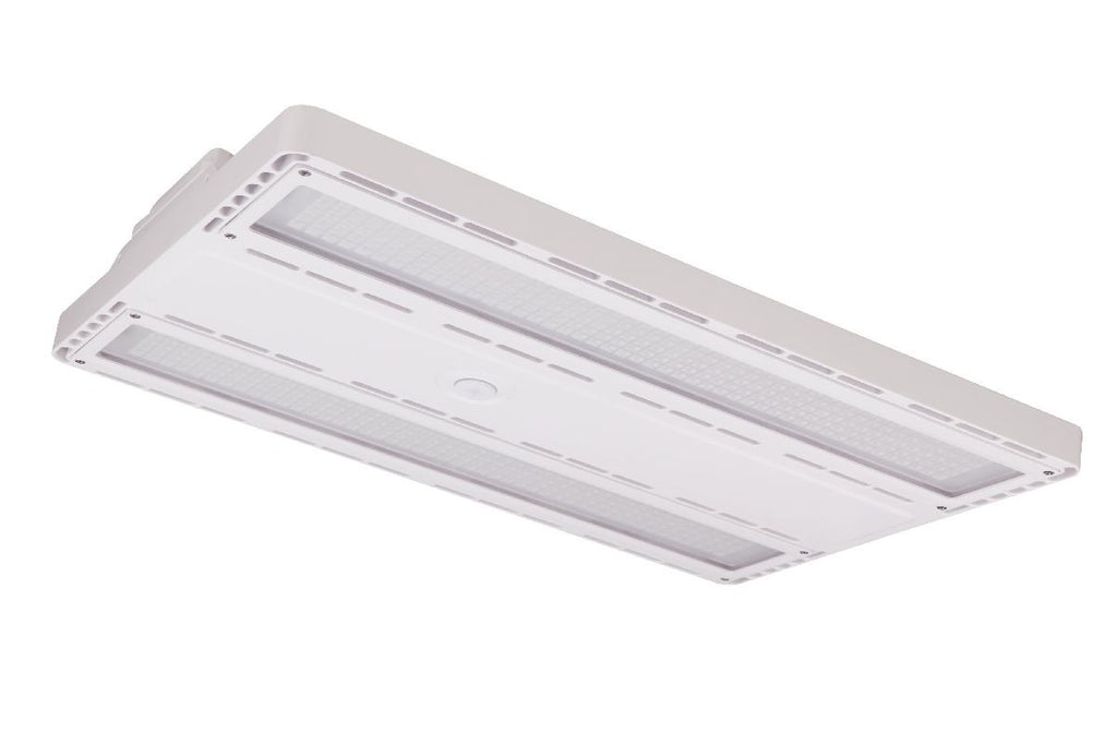 Linear High Bay, Size 1, Switchable Lumen and CCT, PC lens, Medium Distribution. IP65, 65c Ambient, NSF, NEMA 4X Certified