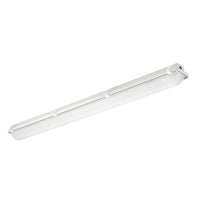 4', 80 CRI, 4000K, 4250 Lumens, Surface Mount, Ribbed Frosted Acrylic Lens, 0-10V Dimming Driver, 120-277V, 33W, 128 LPW, White