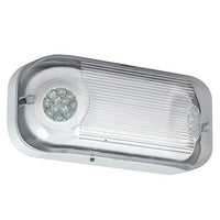 Wet location, impact resistant emergency light, white finish