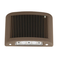 LED Emergency Light, 1600 Lumens, Wall Mount, 120/277V, 17W, White Housing