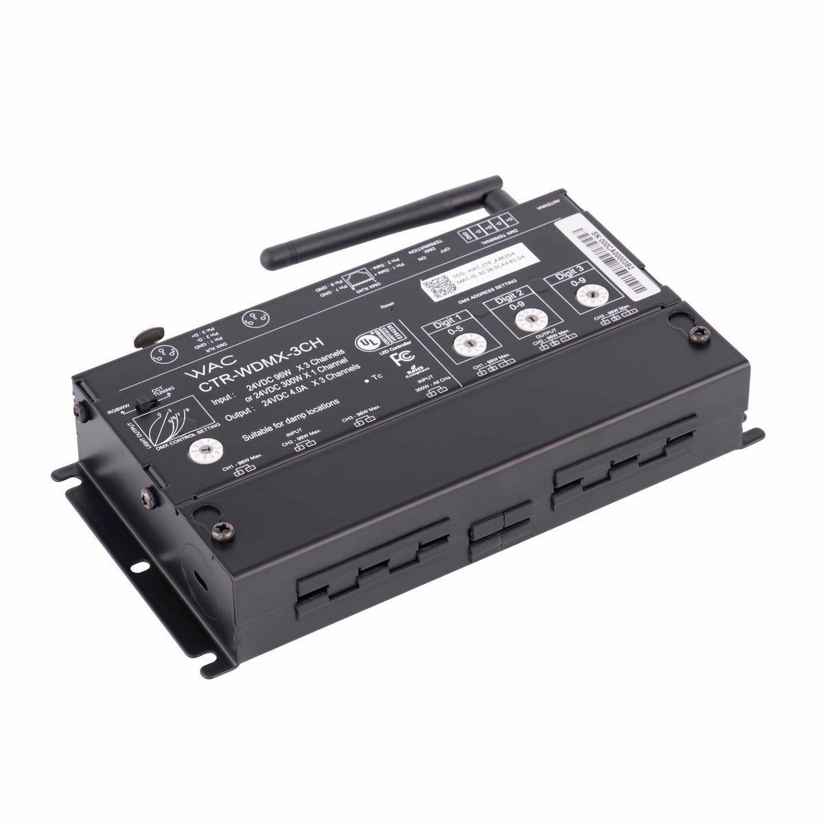 Wireless DMX LED Controller 24VDC Input