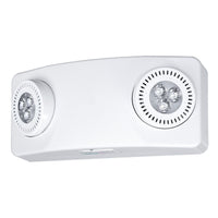 Black housing, 5.4W LED lamps, 1300 lumens
