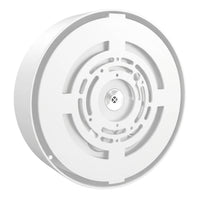LED Round Bulk Head Light With Diamond Cage - Glass Lens - Wall or Ceiling Mount – Wet Location - Watt Selectable 15W/12W/9W - Color Selectable 30K/40K/50K - 120/277V - White Finish - Integrated Photocell Included
