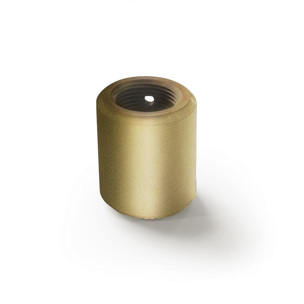 Fan Downrod Coupler in Soft Brass