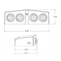 Decorative Emergency Downlight - White Finish With 90 Minute Battery Back-Up