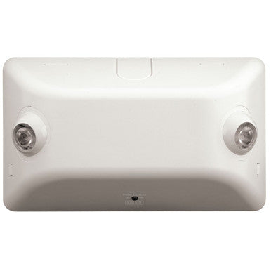LED Emergency Remote, 2 Lamp Heads, 88 Lumens Per LED, Wall, Ceiling Mount, 120/277V Black Housing, Nickel Metal Hydride Battery, Damp Location