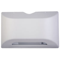 LED Emergency Light, With Heater, 4 Lamp Head, Wall Mount, 120/277V 2.8W, Platinum Silver Housing