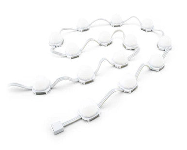 Color Kinetics eW Flex Compact, 5700K, 50 Nodes, 12in OC, White Node/Cable, Translucent Dome Lens, 3ft Whip - Special Order