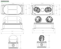 Dual Lite DYNRD-C1D2 Double Head Remote Accessory for Class 1, Div. 2