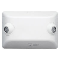 Dual-Lite EVHC12I 12W High Lumen LED Emergency Light, Spectron Self-Diagnostics, White Finish