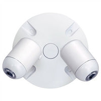Dual-Lite EVODW 6W Outdoor LED Remote Lighting Head, Double Heads, White Finish