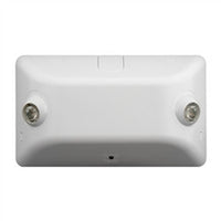 Dual-Lite EVR2 2W Architectural LED Emergency Remote Lighting Head, 2 Integral LED Lamp Heads, White Finish